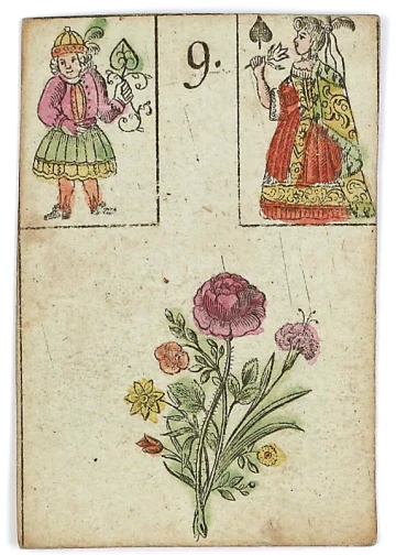 کارت شماره ۹ لنورماند؛ دسته‌گل