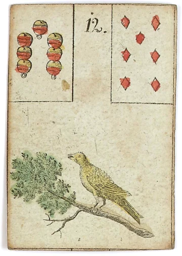 کارت شماره ۱۲ لنورماند؛ پرندگان
