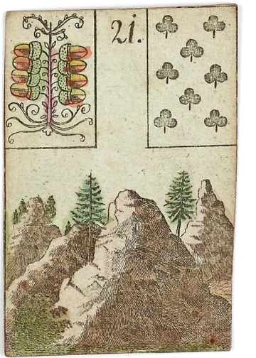 کارت شماره ۲۱ لنورماند؛ کوه