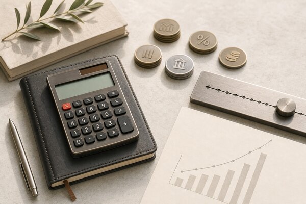 محاسبه سود سپرده بانکی - bank interest calculator - سود روزشمار و ماه‌شمار - daily monthly interest - محاسبه سود سپرده بلندمدت - term deposit interest - سود مرکب - compound interest - محاسبه سود سالانه - annual interest