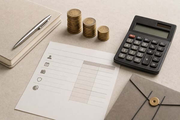 محاسبه حقوق و بیمه بیکاری - unemployment benefits calculator - حقوق پایه و مزایا - base salary benefits - حق بیمه و مالیات - insurance and tax - محاسبه دستمزد - wage calculator - جدول حقوقی - payroll table