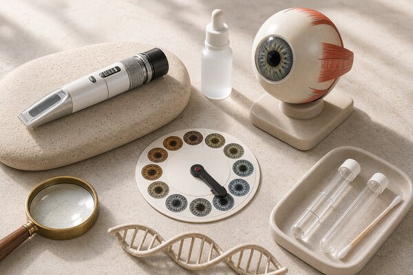 پیش‌بینی رنگ چشم نوزاد - baby eye color predictor - وراثت رنگ چشم - eye color genetics - ژن غالب و مغلوب - dominant recessive genes - شبیه‌ساز رنگ چشم - eye color simulator - احتمال رنگ چشم - eye color probability