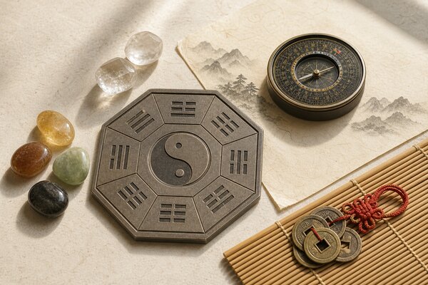 محاسبه عدد شانس فنگ‌شویی - feng shui kua number - عدد کوا - kua number - جهت‌های شانس - lucky directions - عدد شانس خانه - house kua - فنگ‌شویی شخصی - personal feng shui