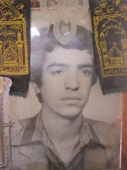شهید ابراهیم کریمی فرزند واحد