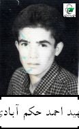 شهید احمد حکم آبادی فرزند محمدحسن