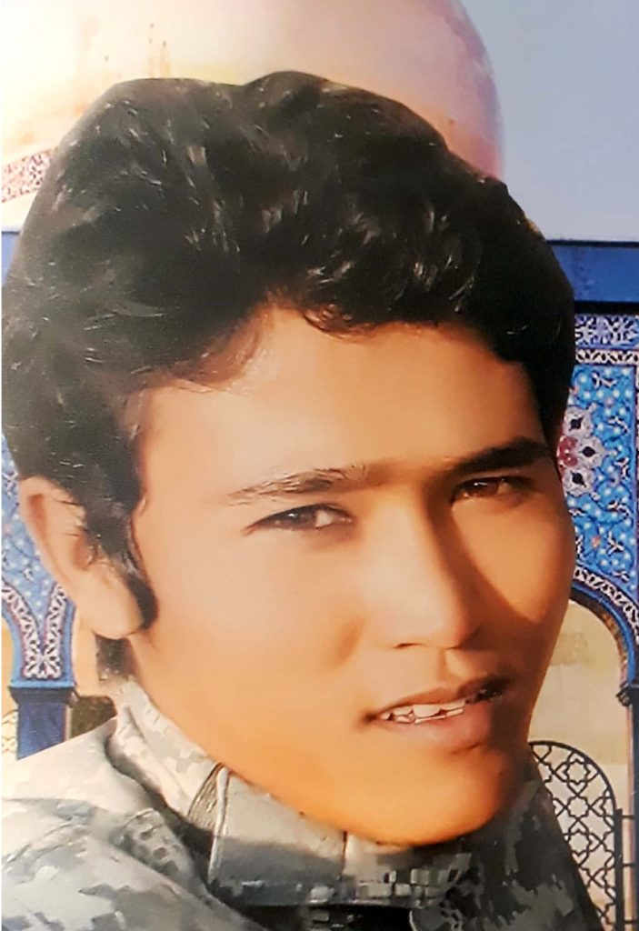 شهید جهانگیر رستمی فرزند غلام حیدر