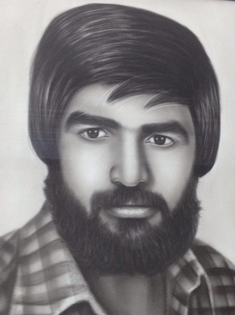 شهید حسین عابدی فرزند عباسعلی