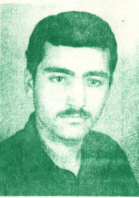 شهید خداکرم معدن شکاف فرزند علی کرم