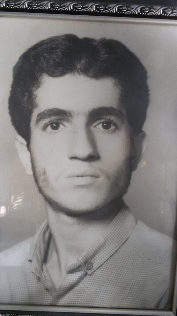 شهید رحمت رحیم زاده فرزند گل آقا