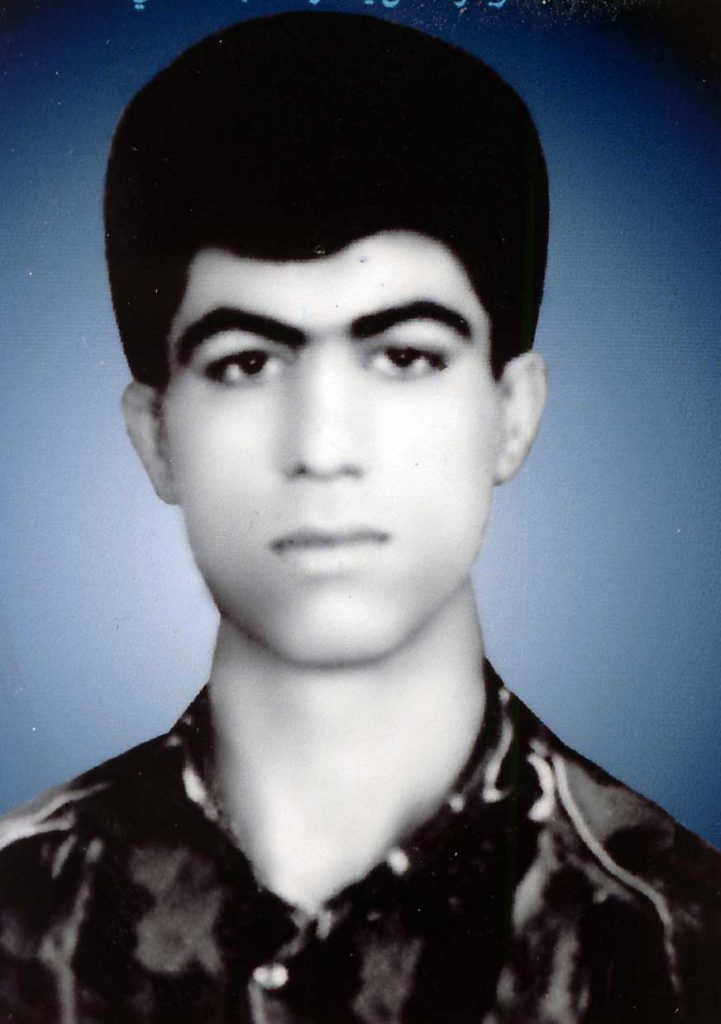 شهید رضا بخشی فرزند جهانبخش
