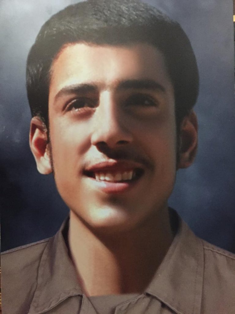 شهید سیدکاظم کلانترگوشه فرزند سیداحمد