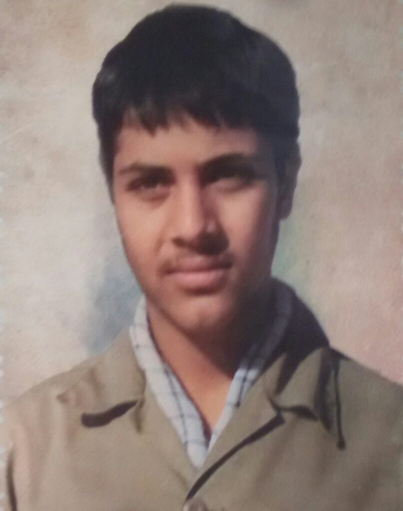 شهید عباس آرونی فرزند محمد باقر