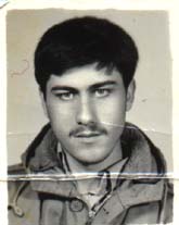شهید عزت اله حضرتی رازلیقی فرزند نصرت اله