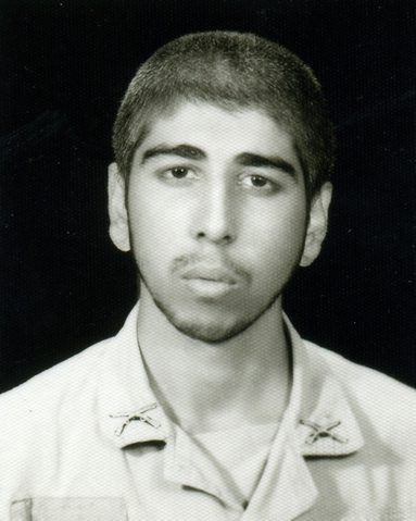 شهید علی رضا غلام رضا فرزند احمد
