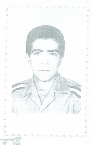 شهید علی رضا پیله وران فرزند ایوب