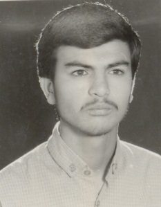 شهید علی رضا کارگربیده فرزند غلام حسین