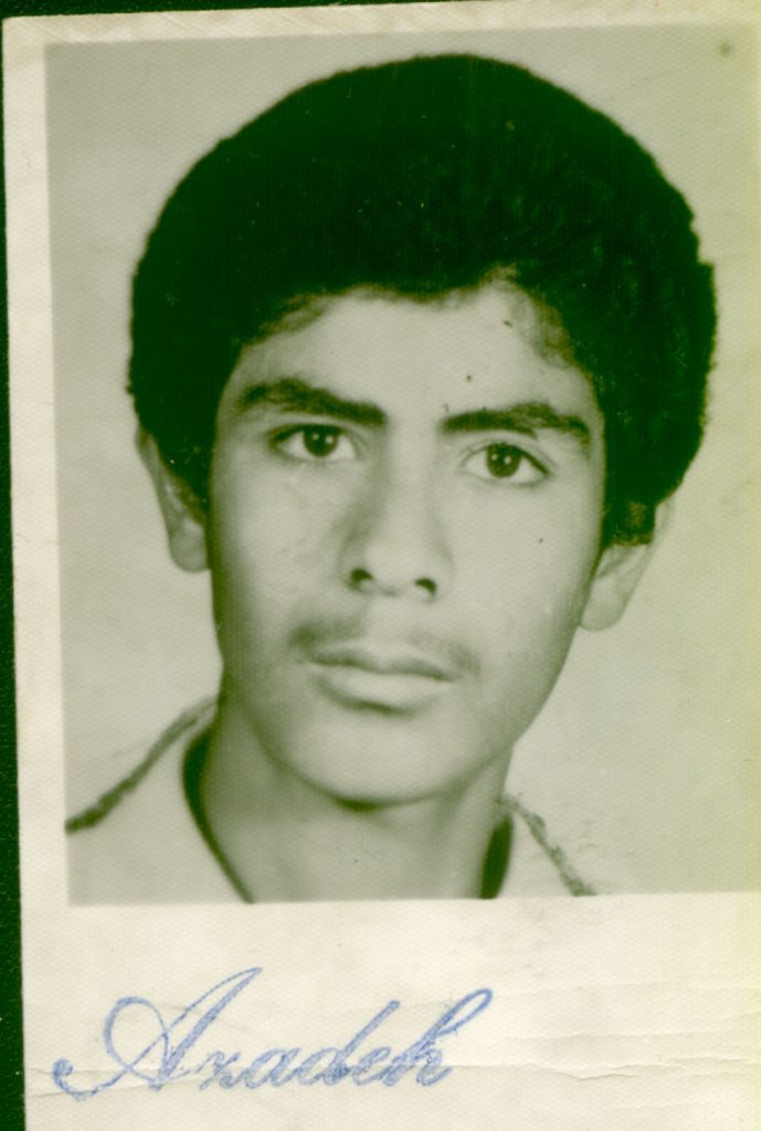 شهید علی رضا کاظمی مورودی فرزند علی