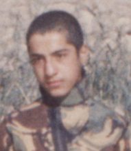 شهید علی خلیلی صدراباد فرزند حسین