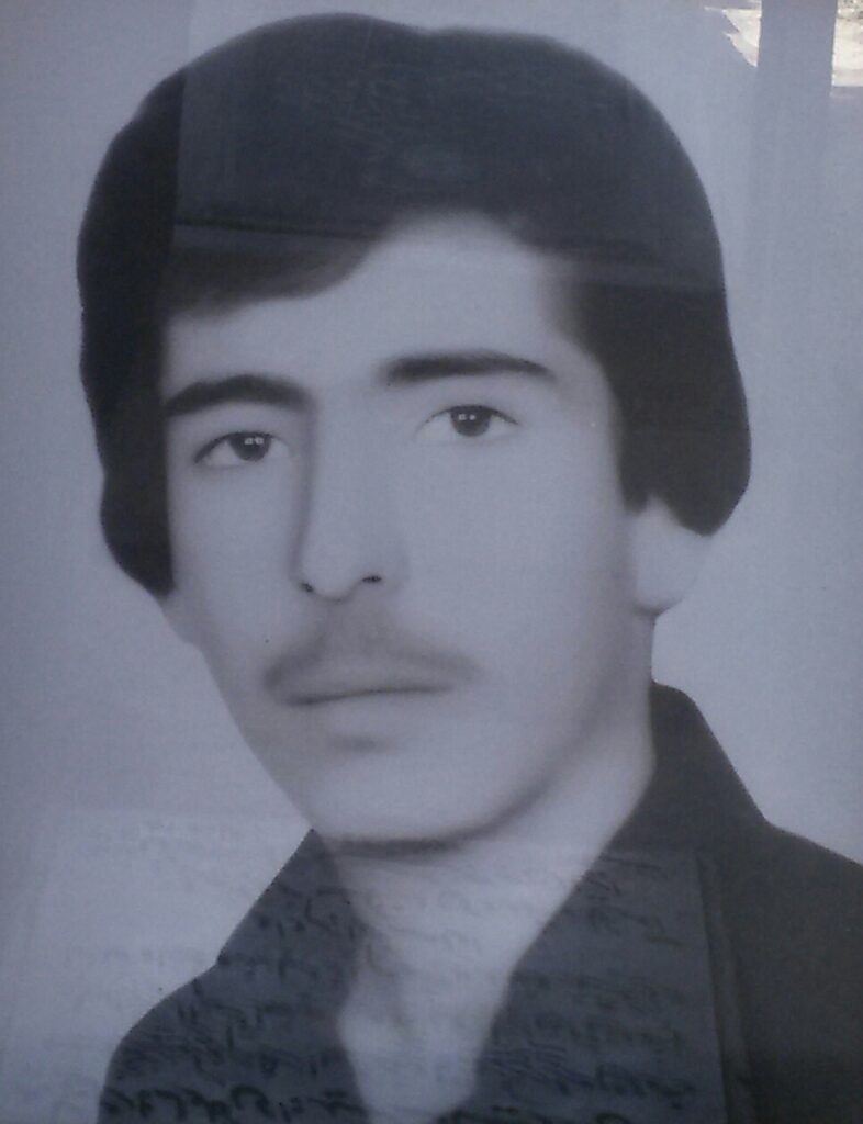 شهید غلامیان اوغانی فرزند حسینقلی
