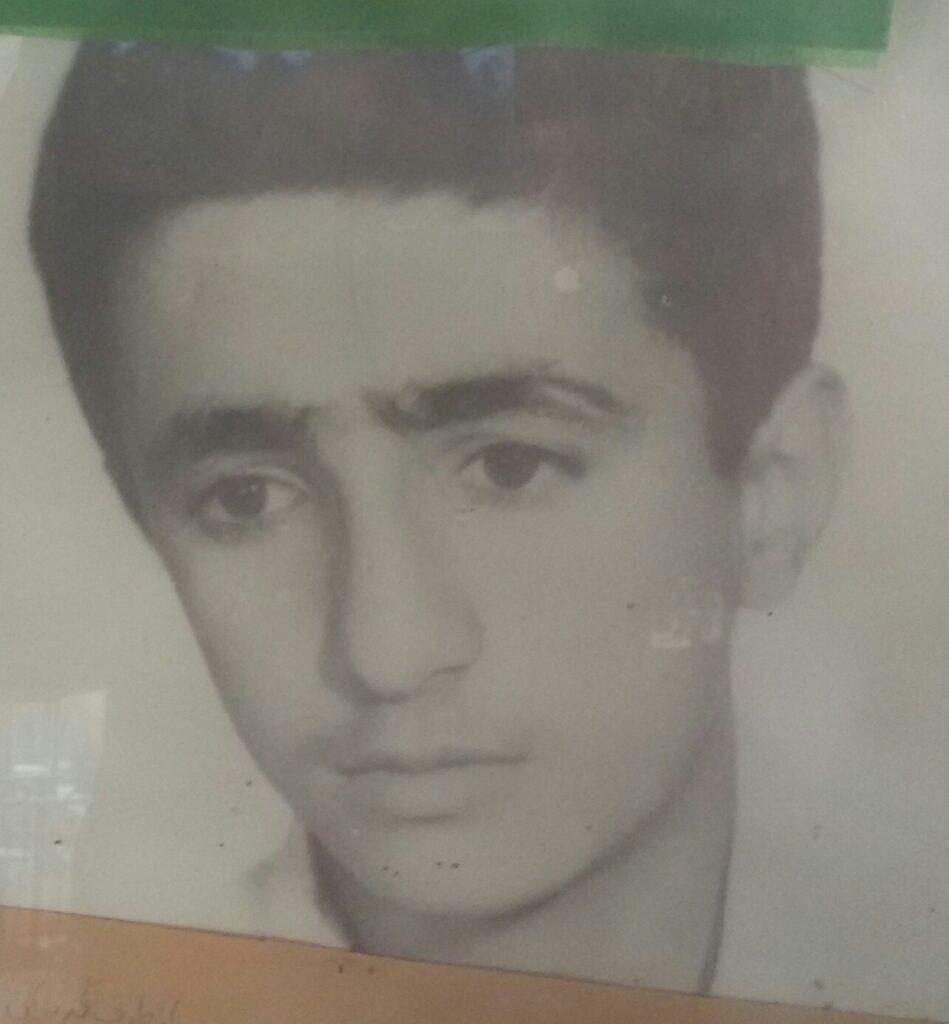 شهید قاسم محمودی فرزند سلطان علی