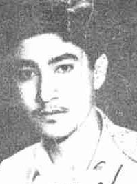 شهید مهدی حاج اسداله خان عرب فرزند علی