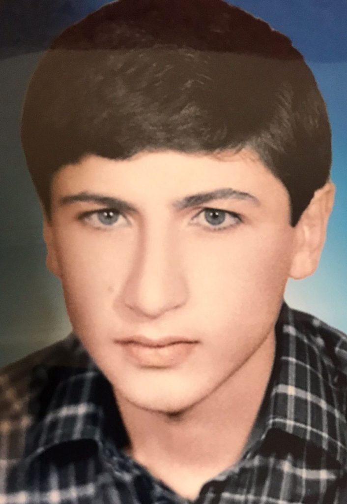 شهید مهرداد رفیعی انارکولی فرزند غلام حسین