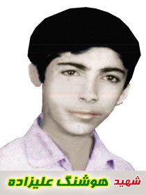 شهید هوشنگ علی زاده مغانی فرزند بهلول