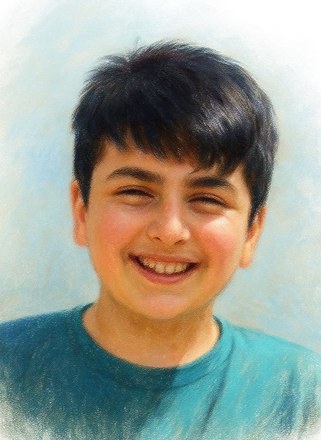 شهید پرهام عباسی فرزند پرویز