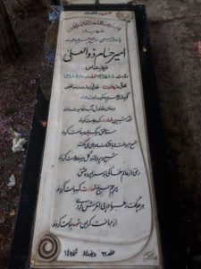 عکس مزار شهید امیرحسام ذوالعلی فرزند عباس