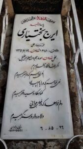 عکس مزار شهید ایرج بختیاری قلعه نوروز فرزند بهارعلی