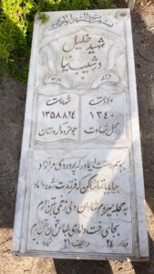 عکس مزار شهید خلیل درشیب نیا فرزند ابوالقاسم