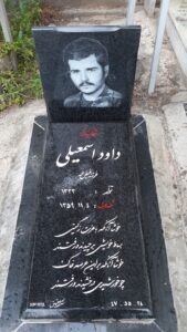 عکس مزار شهید داود اسماعیلی نیاکوی فرزند فیض اله