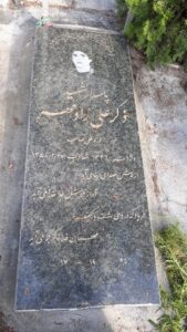 عکس مزار شهید ذکرعلی زادمهر فرزند علی صاحب