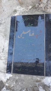 عکس مزار شهید رضا سلیمی تکان تپه فرزند ابراهیم