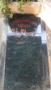 عکس مزار شهید رضا علی نوازسردرودی فرزند حسن