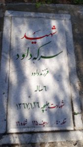 عکس مزار شهید سرکه داود فرزند داود
