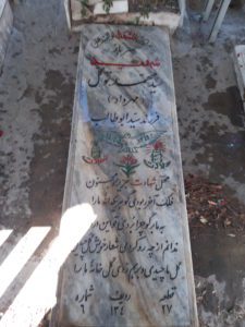 عکس مزار شهید سیدمحمد توکل فرزند سیدابوطالب