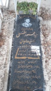 عکس مزار شهید سیدمحمود افضلی اسفیدواجانی فرزند سیدحسین