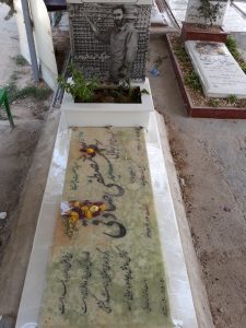 عکس مزار شهید سیدمصطفی صادقی فرزند سیدمیرزا