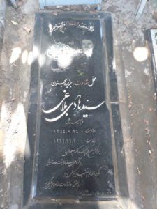 عکس مزار شهید سیدهادی بلاغی فرزند سیدعلی