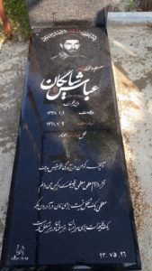 عکس مزار شهید عباس شایگان فرزند محمد