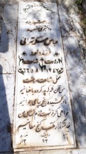 عکس مزار شهید عباس مسگرتهرانی فرزند داود