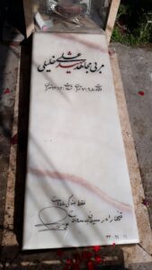 عکس مزار شهید علی خلیلی فرزند پرویز