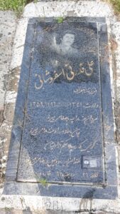 عکس مزار شهید علی قدرتی اسب فروشانی فرزند جواد