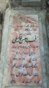 عکس مزار شهید فرهاد حسن فامیلی فرزند حسین