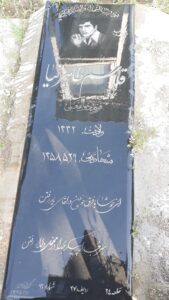 عکس مزار شهید قاسم طاهرنیا فرزند ذوالفعلی