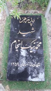 عکس مزار شهید محمد نیک انجام فرزند اسد