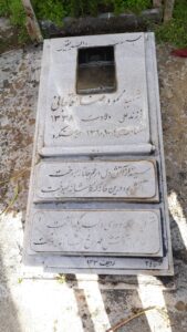 عکس مزار شهید محمودرضا آقاجانی موجانی فرزند علی