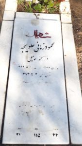 عکس مزار شهید محمود زمانی علویچه فرزند محمداسماعیل