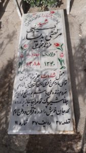 عکس مزار شهید مرتضی بدیسار فرزند محمدعلی